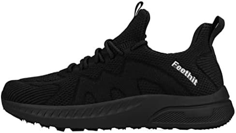 Feethit Trainers Men Running Shoes Tennis Sports Training Walking Gym Athletic Fitness Fashion Sneakers Trainers for Men Breathable Lightweight Comfortable Outdoor Flat Shoes for Jogging - Image 2