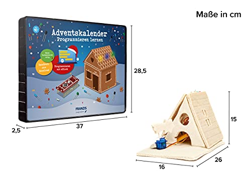 Franzis 67344-2 Advent Calendar Learn to Program, 24 Exciting Electronic Projects, for Children from 10 Years, Colourful - Image 7