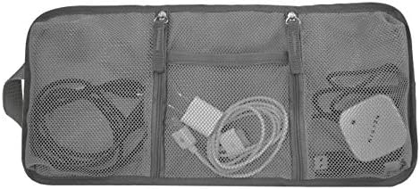 Travelon Tech Accessory Organizer, Charcoal, OPEN 13.75 x 6.5 x .1 CLOSED 6.5 x 5 x 1, Travelon Tech Accessory Organizer - Image 2