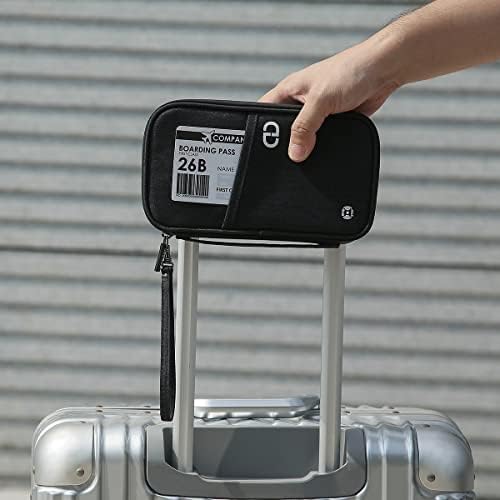 dayday® Passport Holder Travel Wallet Accessories Document Airplane Holiday Essentials Organiser Bag with RFID Blocking Unisex Family Cover Case | Gifts for Men Women - Image 9