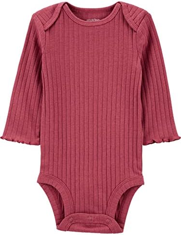 Simple Joys by Carter's Unisex Babies' Textured Bodysuits, Pack of 4 - Image 2