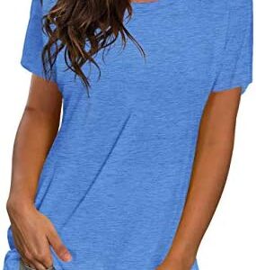 Saloogoe Workout Shorts for Women High Waist Booty Shorts Tummy Control