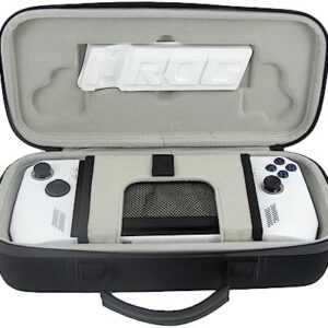 Hounyoln EVA Hard Case for ROG Ally & its Accessories,Travel-Friendly Carrying Case with Shock-Proof, Anti-Slip & Scratch ROG Ally Protective Case (Black)