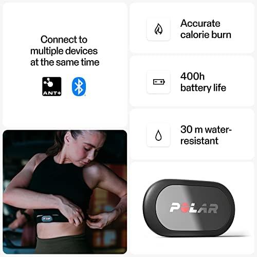 Polar H9 Heart Rate Sensor – ANT + / Bluetooth - Waterproof HR Monitor with Soft Chest Strap for Gym, Cycling, Running, Outdoor Sports - Image 4