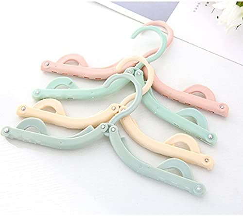 Mivyy Portable Travel Hangers, Folding Plastic Clothes Hanger Save Space, Multifunction Travel Accessories for Holiday Camping, Indoor, and Outdoor Use (12pcs), L - Image 5