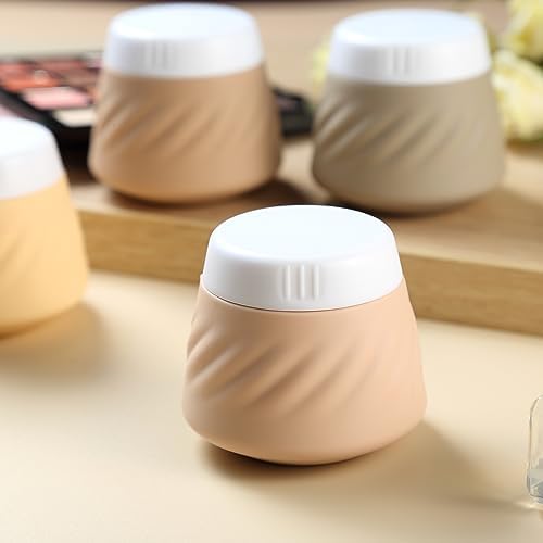 Gemice Travel Containers for Toiletries, Silicone Cream Jars TSA Approved Travel Size Containers Leak-proof Travel Accessories with Lid for Cosmetic Makeup Face Body Hand Cream (4 Pack) - Image 5
