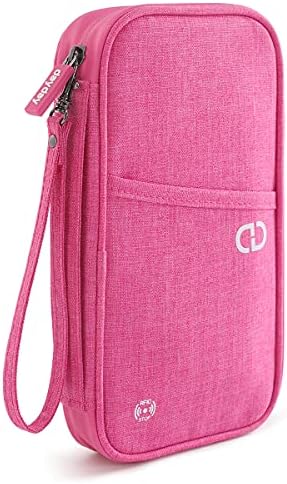 dayday® Passport Holder Travel Wallet Accessories Document Airplane Holiday Essentials Organiser Bag with RFID Blocking Unisex Family Cover Case | Gifts for Men Women