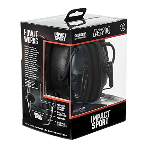 Howard Leight by Honeywell 1013530 Impact Sport Sound Amplification Electronic Shooting Earmuff, Classic Green - Image 14
