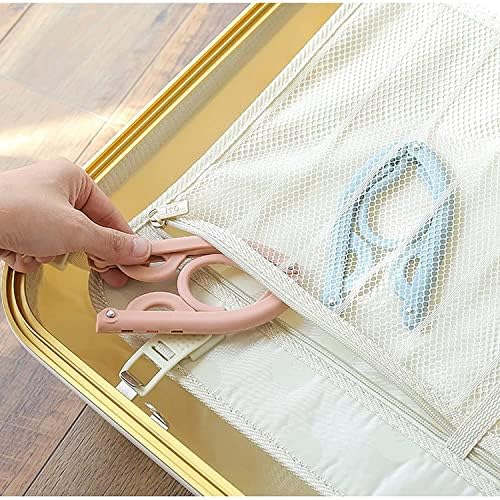 Mivyy Portable Travel Hangers, Folding Plastic Clothes Hanger Save Space, Multifunction Travel Accessories for Holiday Camping, Indoor, and Outdoor Use (12pcs), L - Image 4
