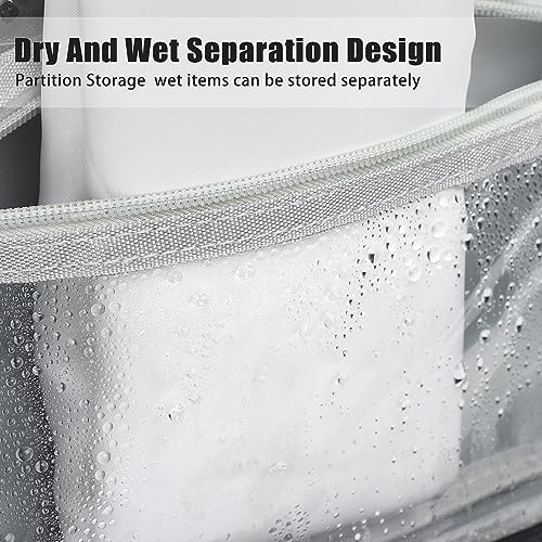 Hanging Toiletry Bag, Etercycle Portable Travel Toiletry Bags for Women Men, Waterproof Make up Wash Bag with Hook and Handle for Gym, Shower and Cosmetics(Black) - Image 6
