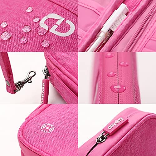 dayday® Passport Holder Travel Wallet Accessories Document Airplane Holiday Essentials Organiser Bag with RFID Blocking Unisex Family Cover Case | Gifts for Men Women - Image 4