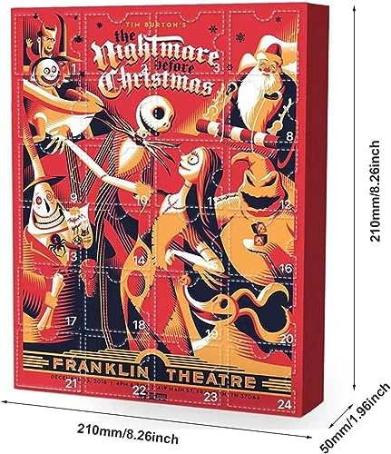 Halloween Horror Figurines Advent Calendar 2023 for Kids, 24 Days Halloween Calendar Countdown Halloween Doll Figures Collectibles Gift, 24 Pcs Halloween Tree Decorations Hanging Ornament Gift (c) - Image 7