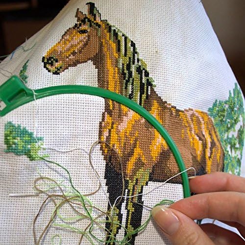 Pllieay 4 Pieces 14 Count Reserve Aida Cloth White Cross Stitch Cloth 45 x 30 cm Cotton Aida Fabric for Embroidery - Image 7