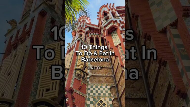 Top 10 things to do in Barcelona! 🇪🇸